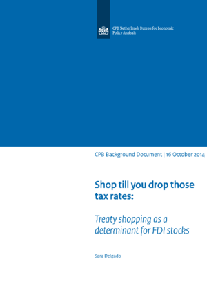 Shop till you drop those tax rates: Treaty shopping as a determinant for FDI stocks