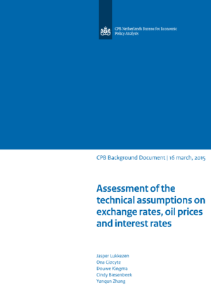 Beoordeling van technische veronderstellingen over wisselkoersen, olieprijzen en rentes (CEP 2015)