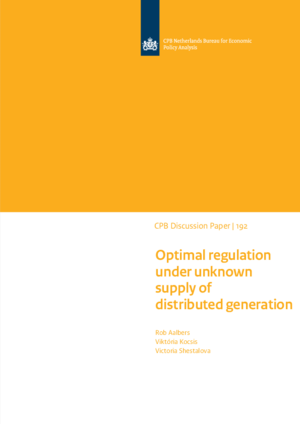 Optimal regulation under unknown supply of distributed generation