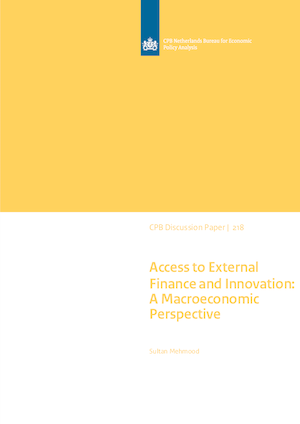Access to External Finance and Innovation: A Macroeconomic Perspective
