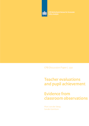 Teacher evaluations and pupil achievement: Evidence from classroom observations