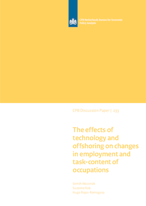 The effects of technology and offshoring on changes in employment and task-content of occupations 