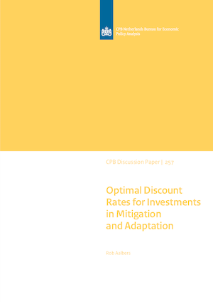 Optimal Discount Rates for Investments in Mitigation and Adaptation