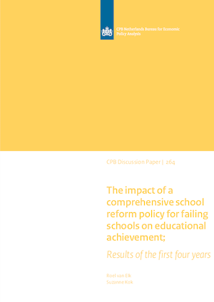 The impact of a comprehensive school reform policy for failing schools on educational achievement; Results of the first four yea