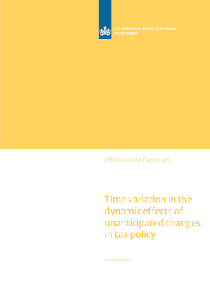Time variation in the dynamic effects of unanticipated changes in tax policy