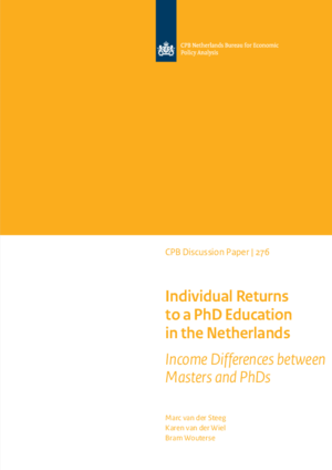 Individual Returns to a PhD Education in the Netherlands: Income Differences between Masters and PhDs