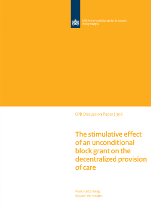 The stimulative effect of an unconditional block grant on the decentralized provision of care