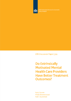 Do Extrinsically Motivated Mental Health Care Providers Have Better Treatment Outcomes?