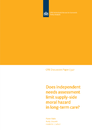 Does independent needs assessment limit supply-side moral hazard in long-term care?