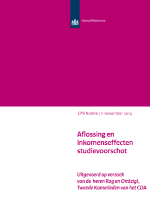 Aflossing en inkomenseffecten studievoorschot