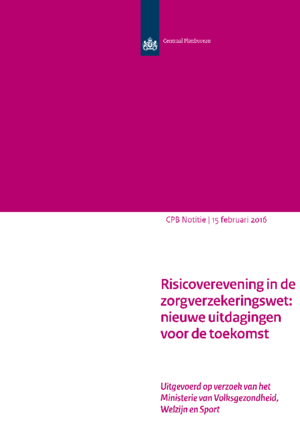 Risicoverevening in de Zorgverzekeringswet:  nieuwe uitdagingen voor de toekomst