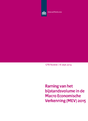 Raming van het bijstandsvolume in de MEV 2015