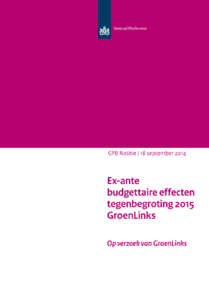 Tegenbegroting 2015 van GroenLinks