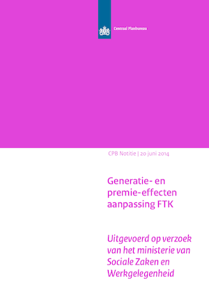 Generatie- en premie-effecten aanpassing FTK