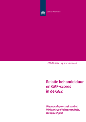 Relatie behandelduur en GAF-scores in de GGZ