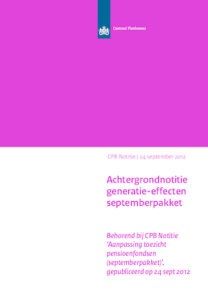 Achtergrondnotitie generatie-effecten septemberpakket