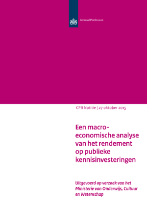 Een macro-economische analyse van het rendement op publieke kennisinvesteringen