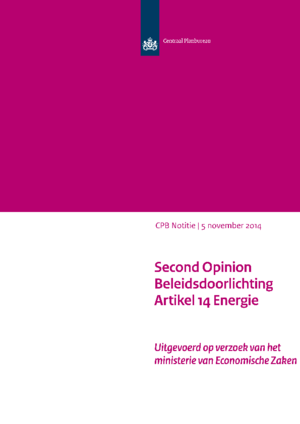 Second Opinion Beleidsdoorlichting Artikel 14 Energie 