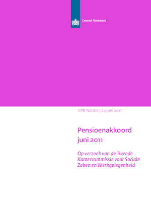 Pensioenakkoord juni 2011