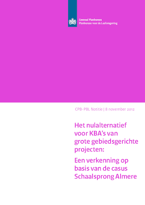 Het nulalternatief voor KBA's van grote gebiedsgerichte projecten: Een verkenning op basis van de casus Schaalsprong Almere