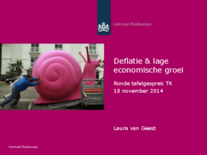 Presentatie: Deflatie en lage economische groei