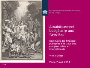 Presentatie 'Assainissement budgétaire aux Pays-Bas'