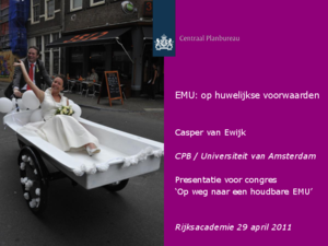 Presentatie 'EMU: op huwelijkse voorwaarden'