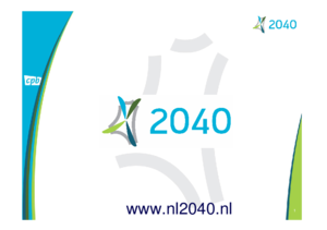 Presentatie "The Netherlands of 2040"