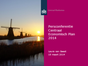 Presentatie Centraal Economisch Plan 2014