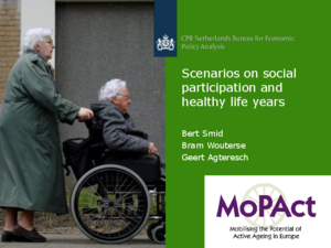 Presentation: Scenarios on social participation and healthy life years