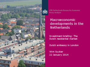 Presentation: Macroeconomic developments in the Netherlands