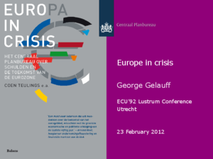 Presentation Europe in crisis