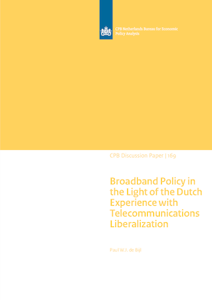 Broadband Policy in the Light of the Dutch Experience with Telecommunications Liberalization