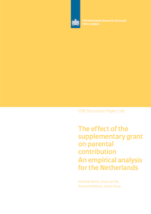 The effect of the supplementary grant on parental contribution in the Netherlands