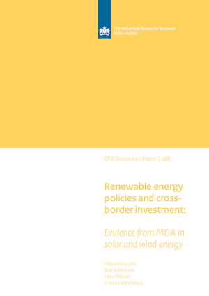 Renewable energy policies and cross-border investment: evidence from M&A in solar and wind energy