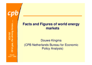 Presentation 'Facts and Figures of world energy markets'