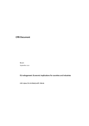 EU enlargement: economic implications for countries and industries