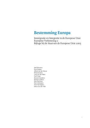 Europese verkenning 2: Bestemming Europa; immigratie en integratie in de Europese Unie