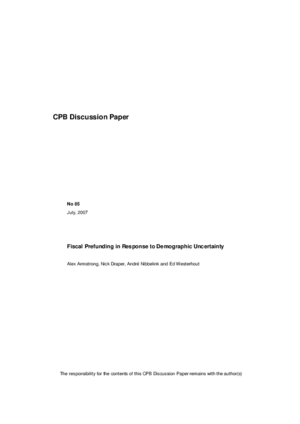 Fiscal prefunding in response to demographic uncertainty