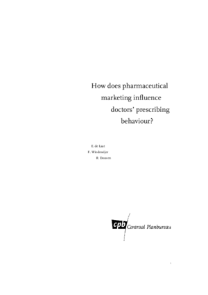 How does pharmaceutical marketing influence doctors' prescribing behaviour?