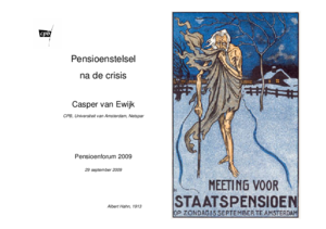 Presentatie 'Pensioenstelsel na de crisis'