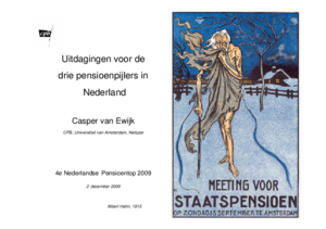 Presentatie 'Uitdagingen voor de drie pensioenpijlers in Nederland'