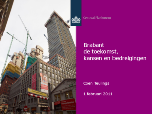 Presentatie "Brabant: de toekomst, kansen en bedreigingen"