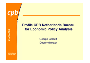 Presentation 'Profile CPB'