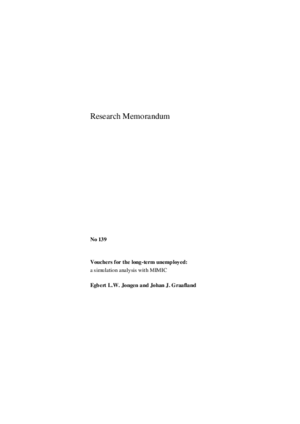 Vouchers for the long-term unemployed: a simulation analysis with MIMIC 