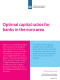 Optimal capital ratios for banks in the euro area